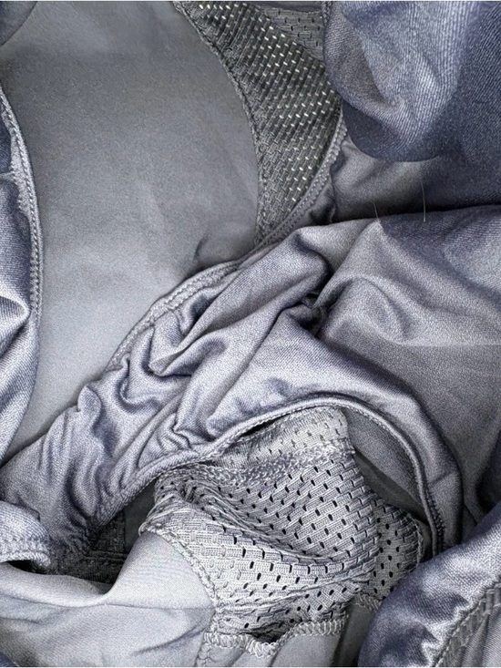 Nike Air Women's Dri-Fit Air Tempo Running Shorts LG  Navy  Inner Briefs Pocket - Picture 9 of 9